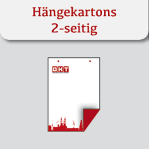 Hängekartons | 2-seitig