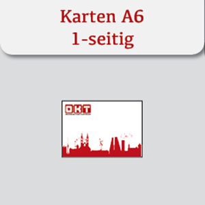 Karte DIN A6 | 1-seitig