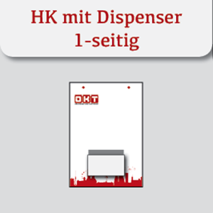 Hängekartons mit Dispenser | 1-seitig