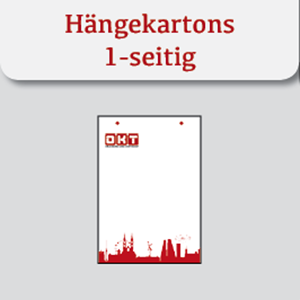 Hängekartons | 1-seitig